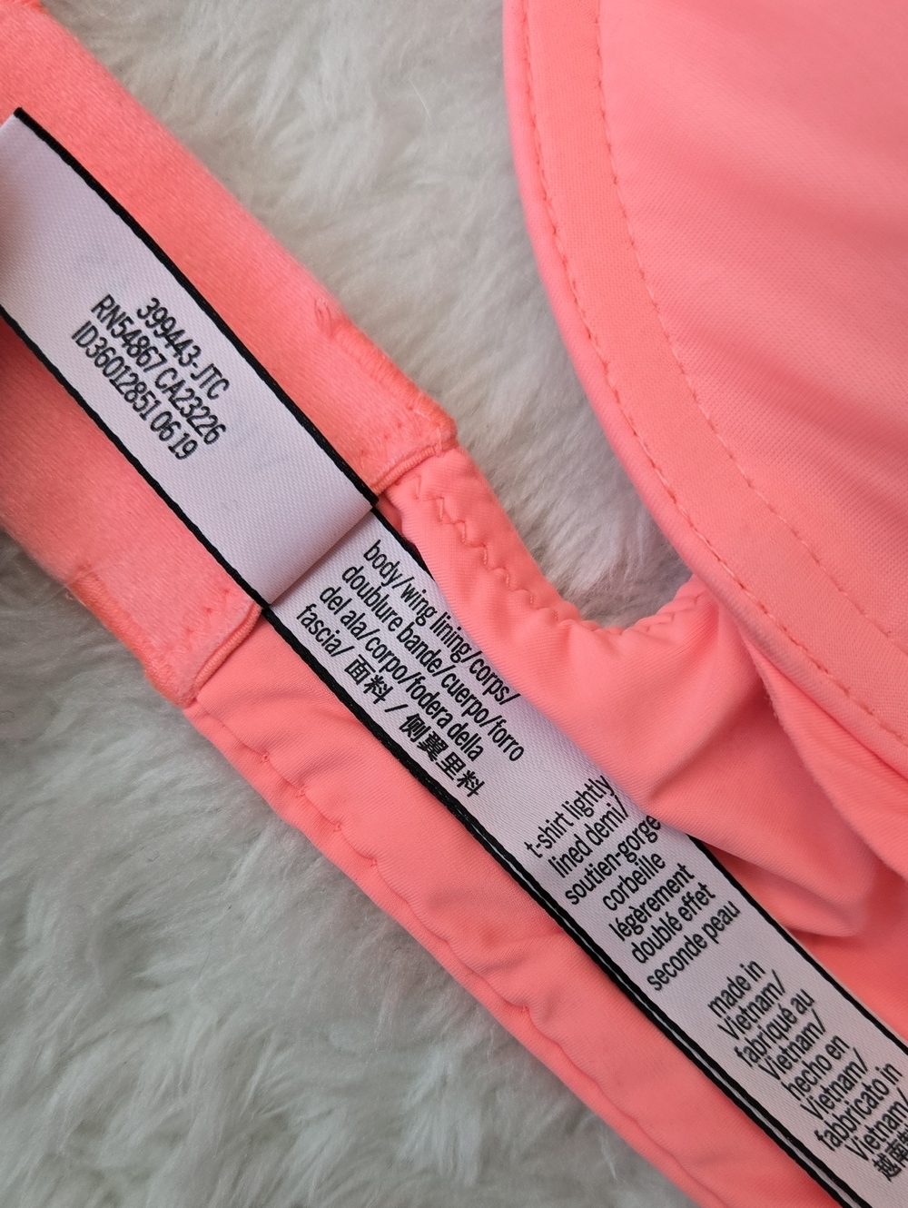 Victoria's Secret T-Shirt Lightly Lined Bra, Womens Size 36D - Picture 3 of 12